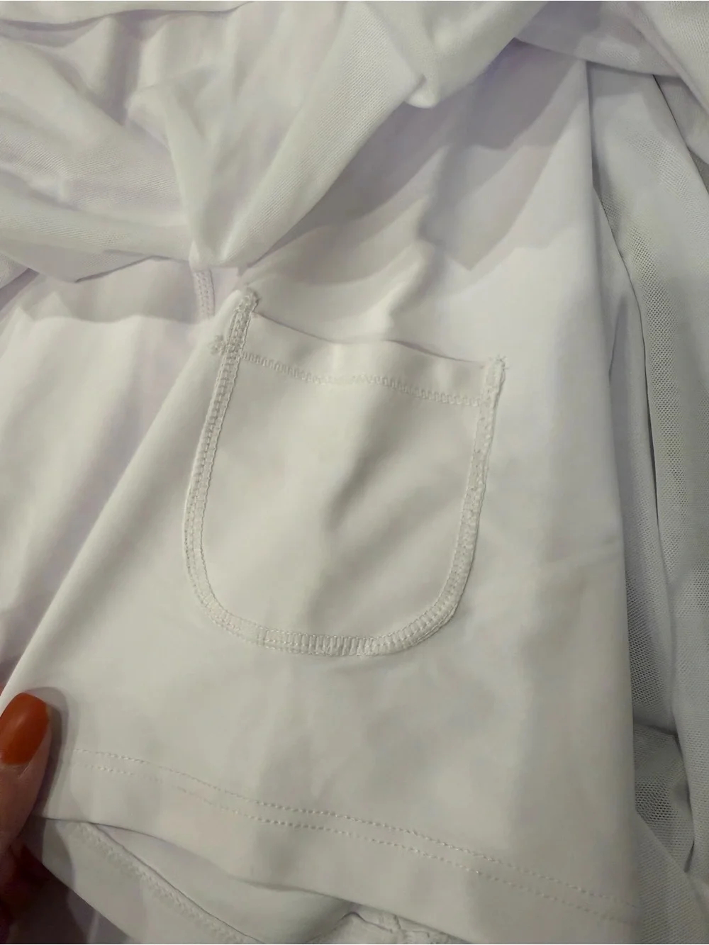 Sage Collective Pro Shop White Pleated Tennis Dress Built In Shorts NWT S